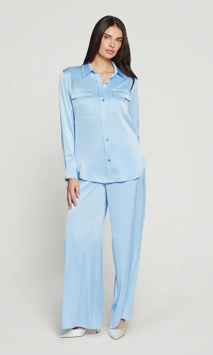 Generation Love | Blouse ''Hammered Lanier'' - Bleu