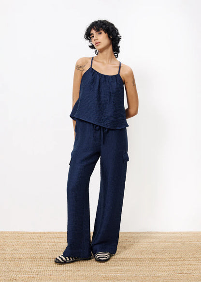 FRNCH | Pantalon "LOREEN" - Bleu marin