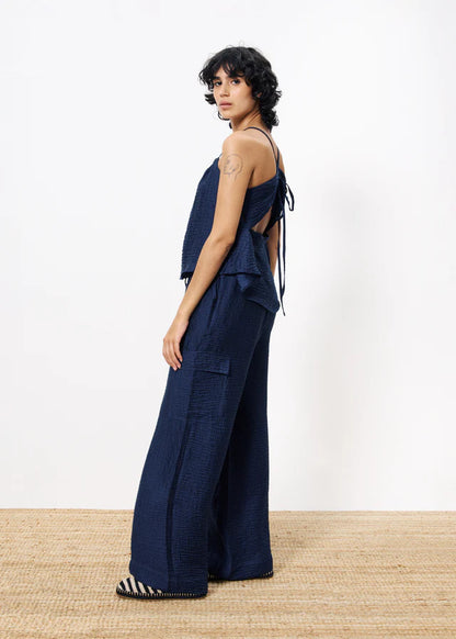 FRNCH | Pantalon "LOREEN" - Bleu marin