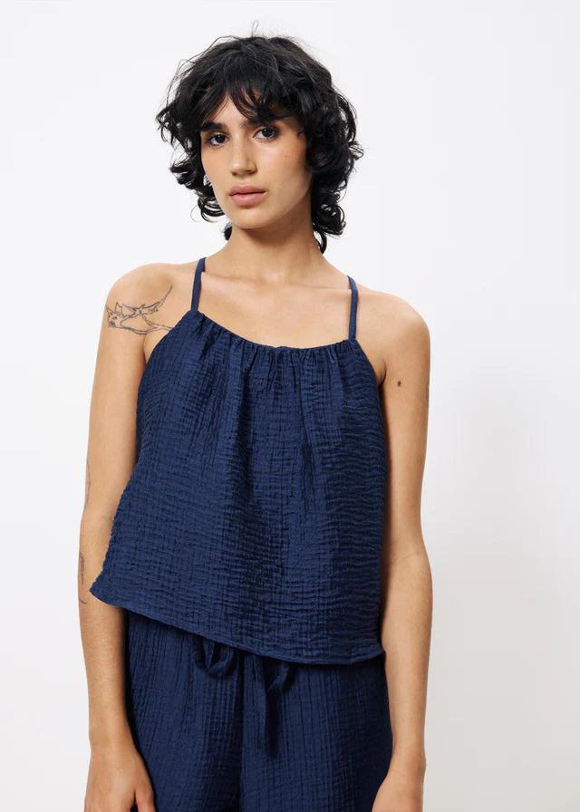 FRNCH | Pantalon "LOREEN" - Bleu marin