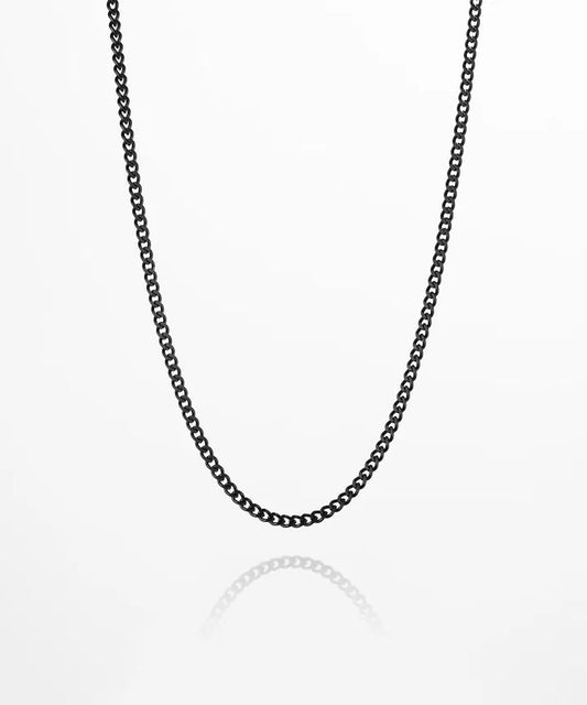 Pig & Hen | Collier en chaîne "Curb" - Noir