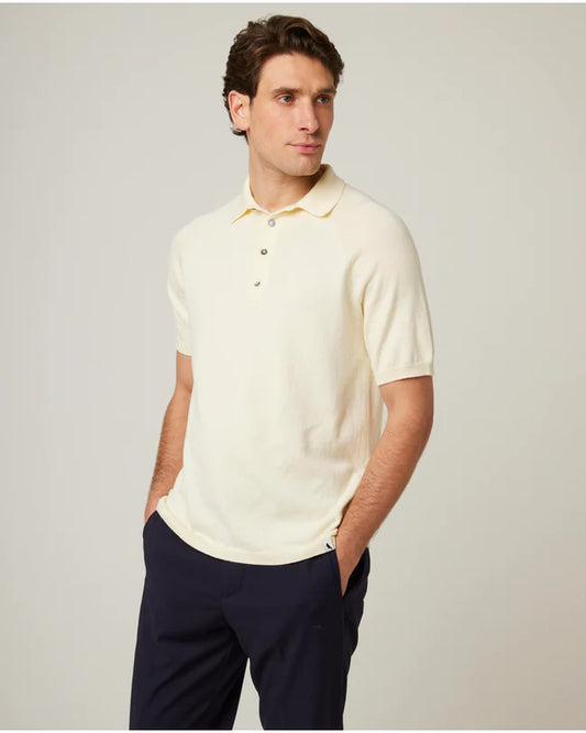 Peregrine | Polo décontracté "Jones"- Ivoire