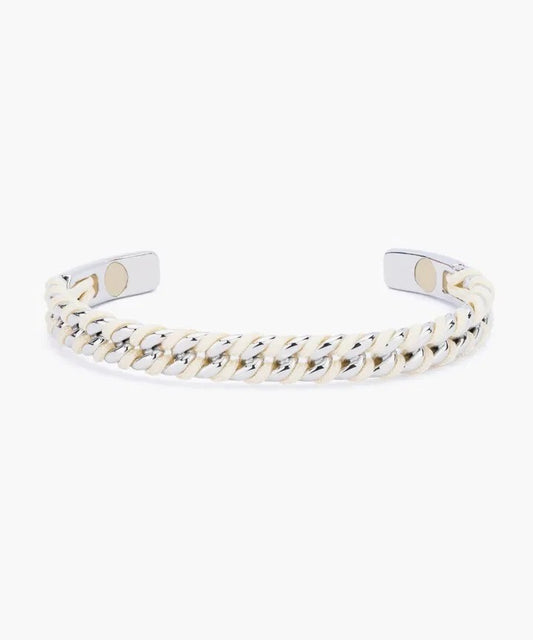 Bracelet "Navarch 7mm Curb" | Crème