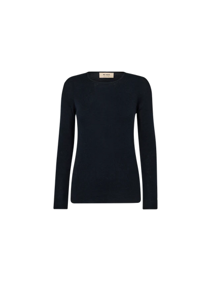 MOS MOSH | Tee Shirt en maille "BOUCH" - Marine