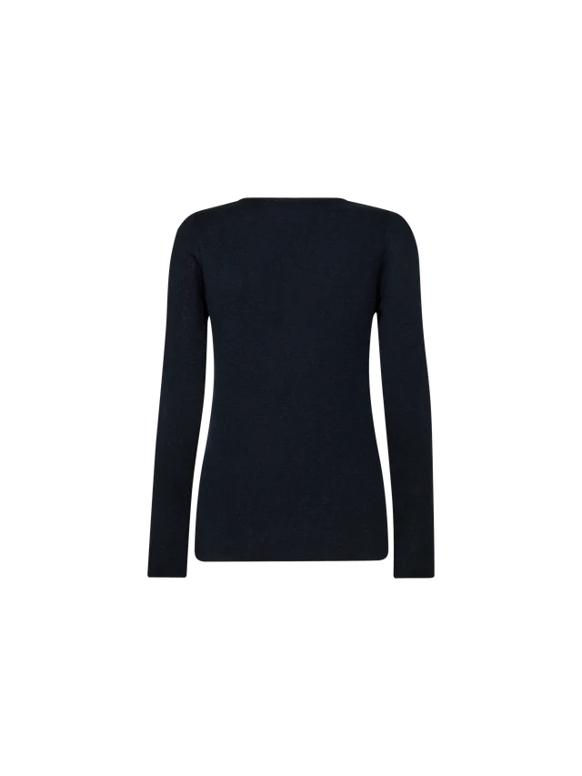 MOS MOSH | Tee Shirt en maille "BOUCH" - Marine