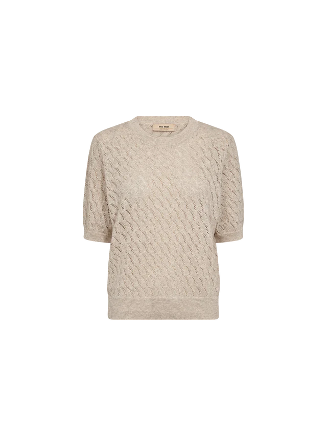 MOS MOSH | Tee Shirt en lin "KARIN" - Beige