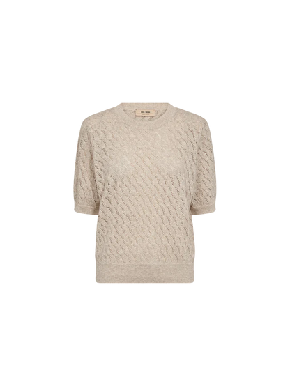 MOS MOSH | Tee Shirt en lin "KARIN" - Beige
