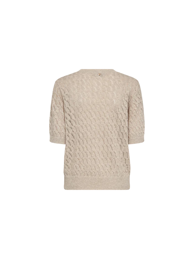 MOS MOSH | Tee Shirt en lin "KARIN" - Beige
