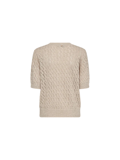 MOS MOSH | Tee Shirt en lin "KARIN" - Beige