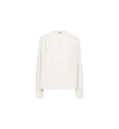 MOS MOSH | Blouse "EVANDA"- Blanc cassé