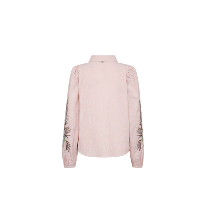 MOS MOSH | Chemise "CIU OXFORD"- Pêche/blanche
