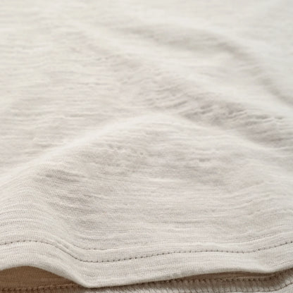 Outclass | T-shirt en cotton slub à col henley - Birch