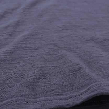 Outclass | T-shirt en cotton slub à col henley - Violet