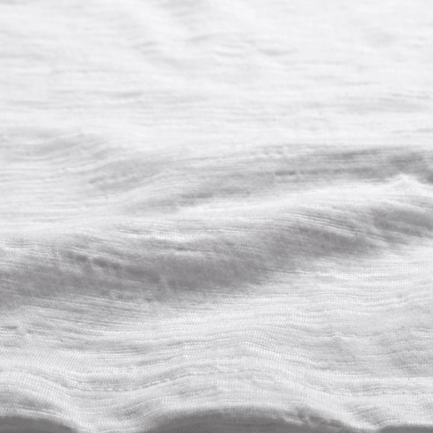 Outclass | T-shirt en cotton slub avec poche - Blanc