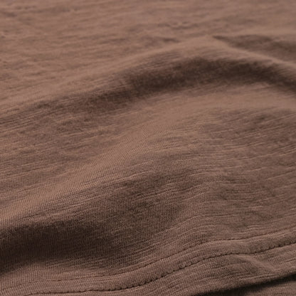 Outclass | T-shirt en cotton slub avec poche - Mocha