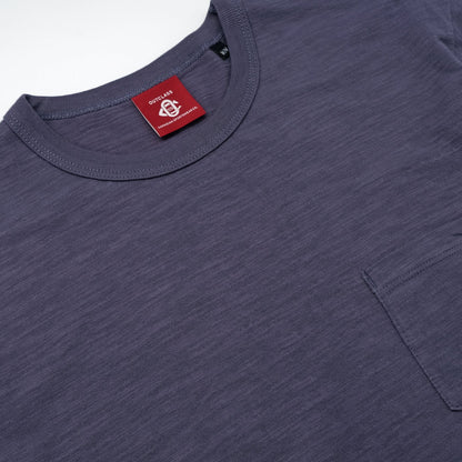 Outclass | T-shirt en cotton slub avec poche - Violet