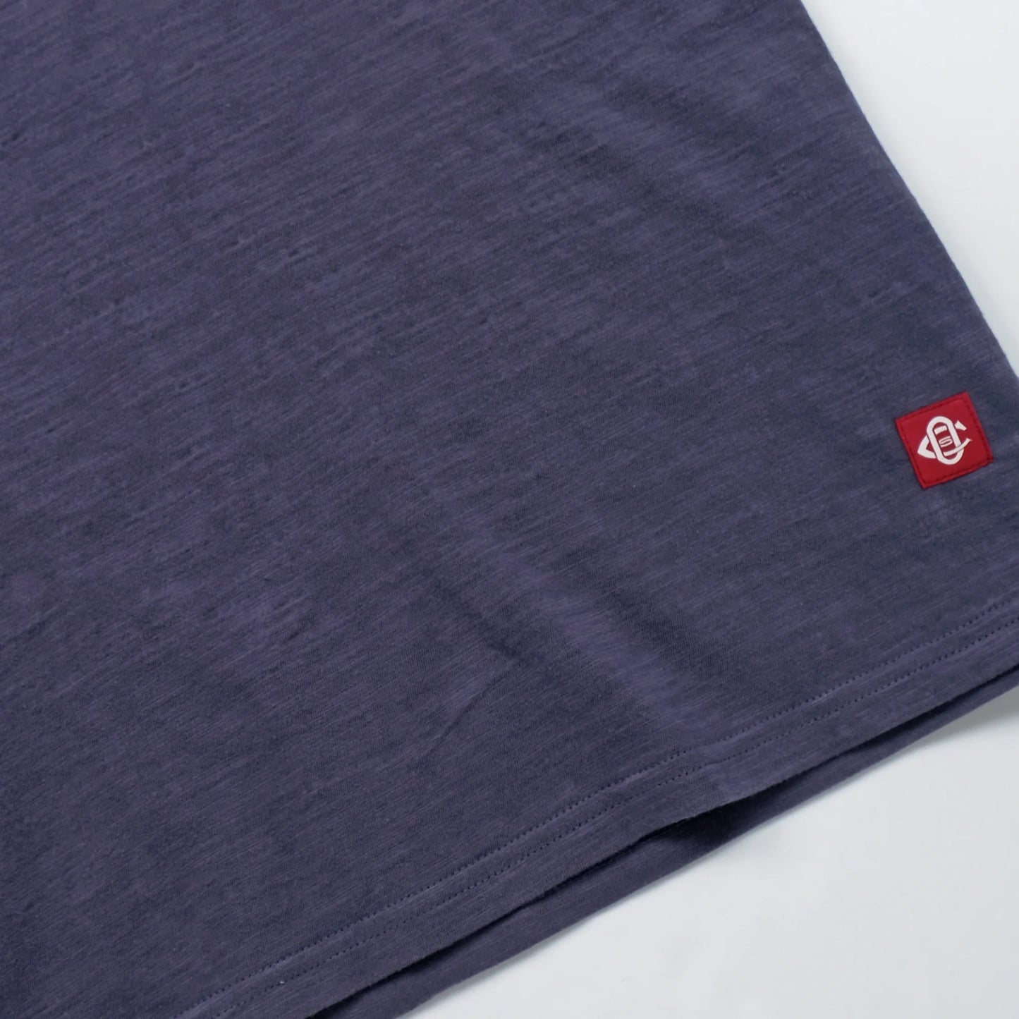 Outclass | T-shirt en cotton slub avec poche - Violet