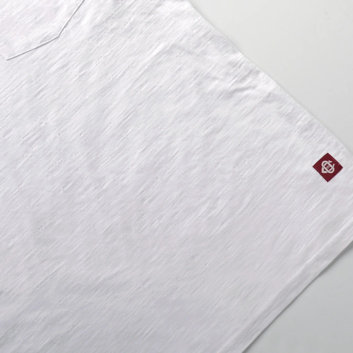 Outclass | Polo en cotton slub - White