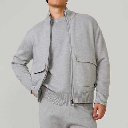 WAHTS | Veste en tricot "Stephens" - Gris