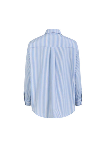 Coster Copenhagen | Chemise rayée- Bleu/ blanc