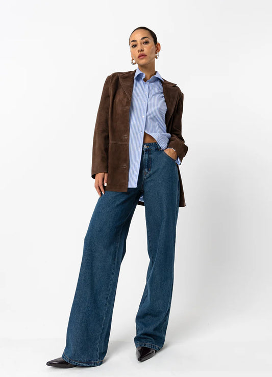 Coster Copenhagen | Chemise rayée- Bleu/ blanc