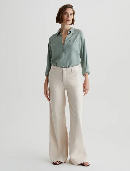 AG | Pantalon jambes larges "LAURENT" - Beige