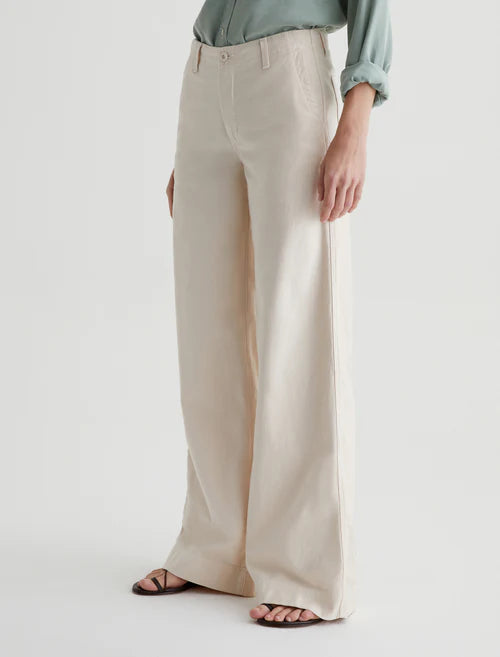 AG | Pantalon jambes larges "LAURENT" - Beige