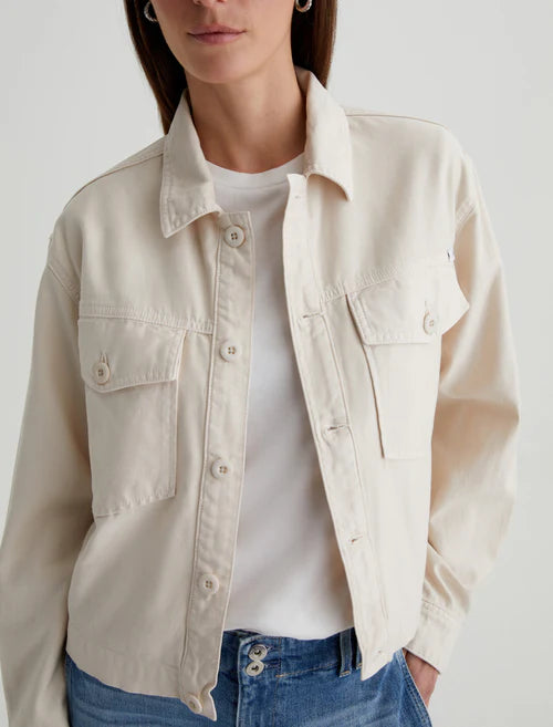 AG | Veste en coton "VALLETA" - Beige