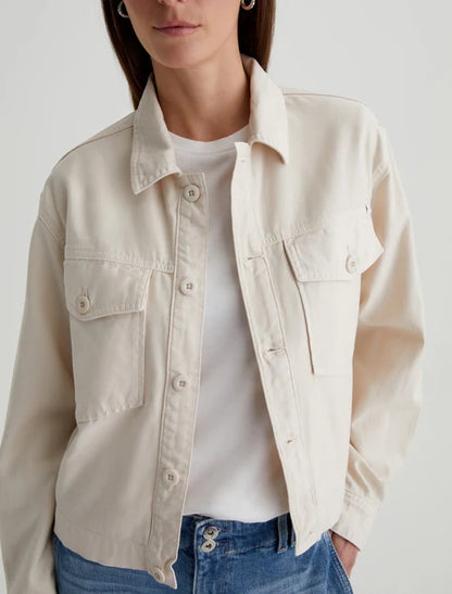 AG | Veste en coton "VALLETA" - Beige