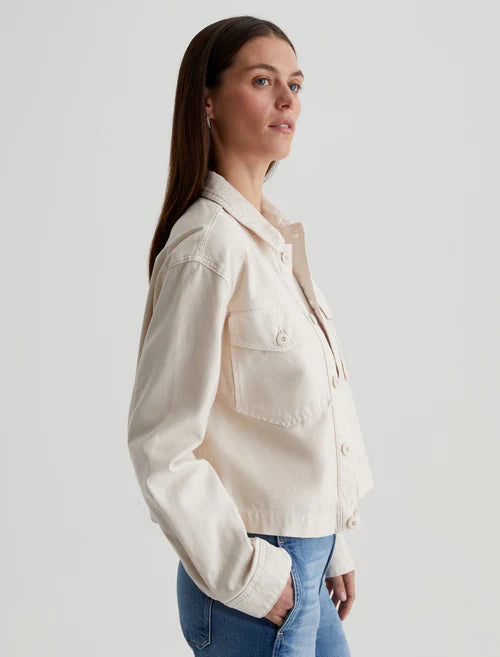AG | Veste en coton "VALLETA" - Beige