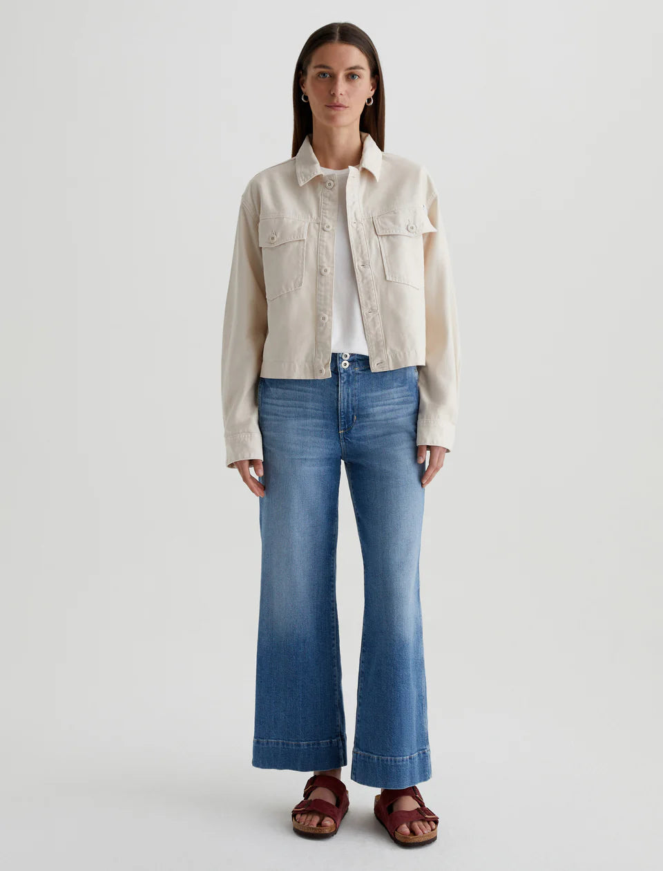 AG | Veste en coton "VALLETA" - Beige