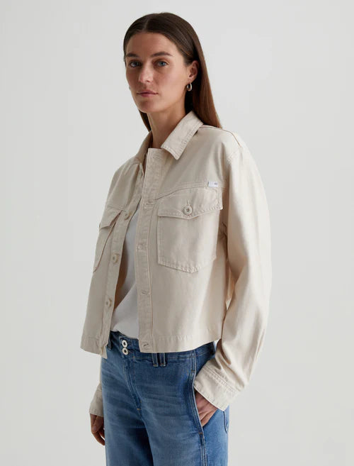 AG | Veste en coton "VALLETA" - Beige