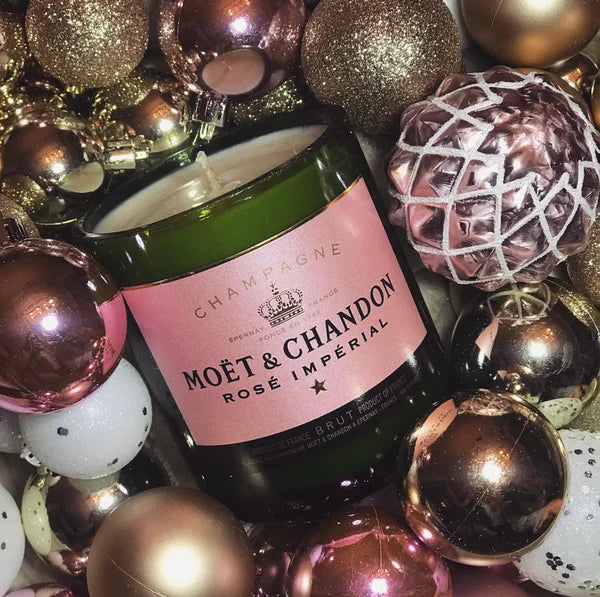 BOUGIE MOËT & CHANDON ROSÉ NOIRE - SAUGE SALÉE
