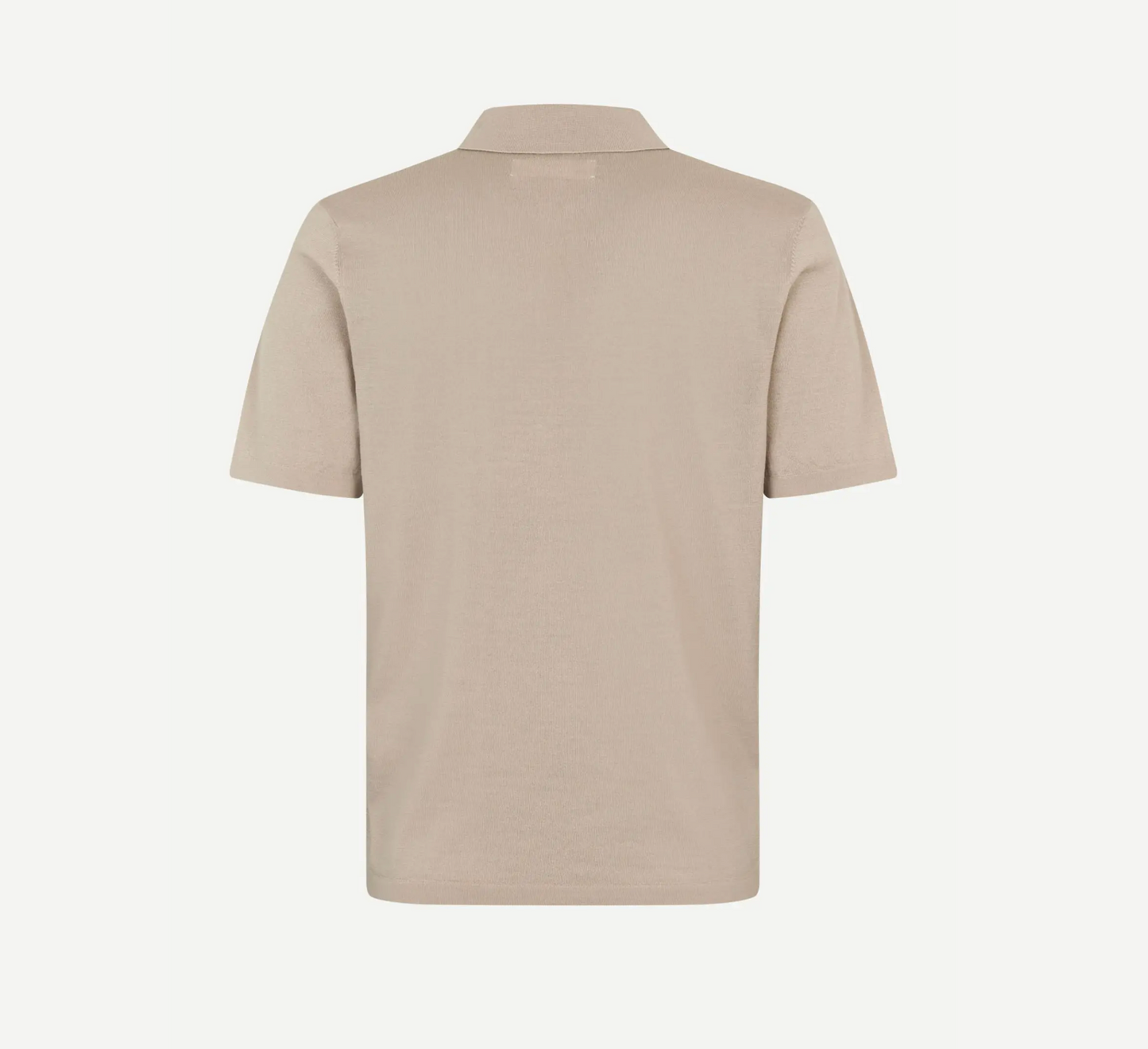 SAMSØE SAMSØE | Polo en maille "Sarowan" - Beige