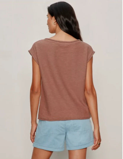 SANCTUARY | T-shirt chandail 'Easy' | Café