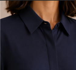 Circolo | Chemise 'Camicia Jersey'| Marine