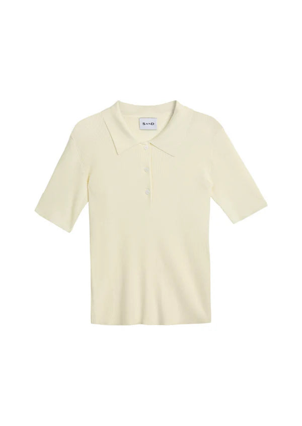 SAND | Polo 'Delphine' | Ivoire