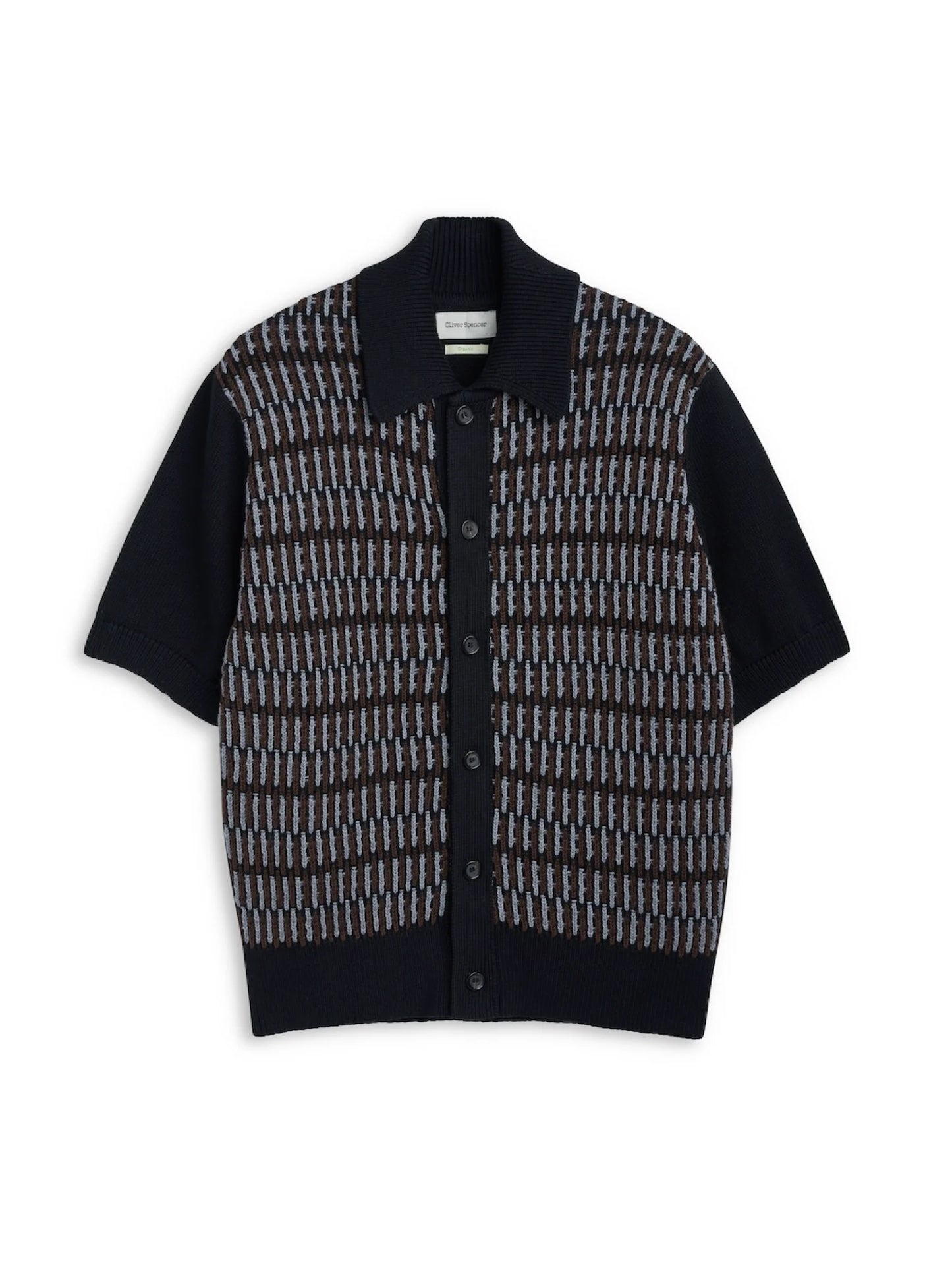 Oliver Spencer | Chemise à manches courtes "Ayrton Multi" - Noir