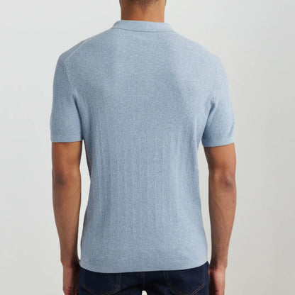 Robert Barakett | Polo en maille ''Neo'' - Bleu clair
