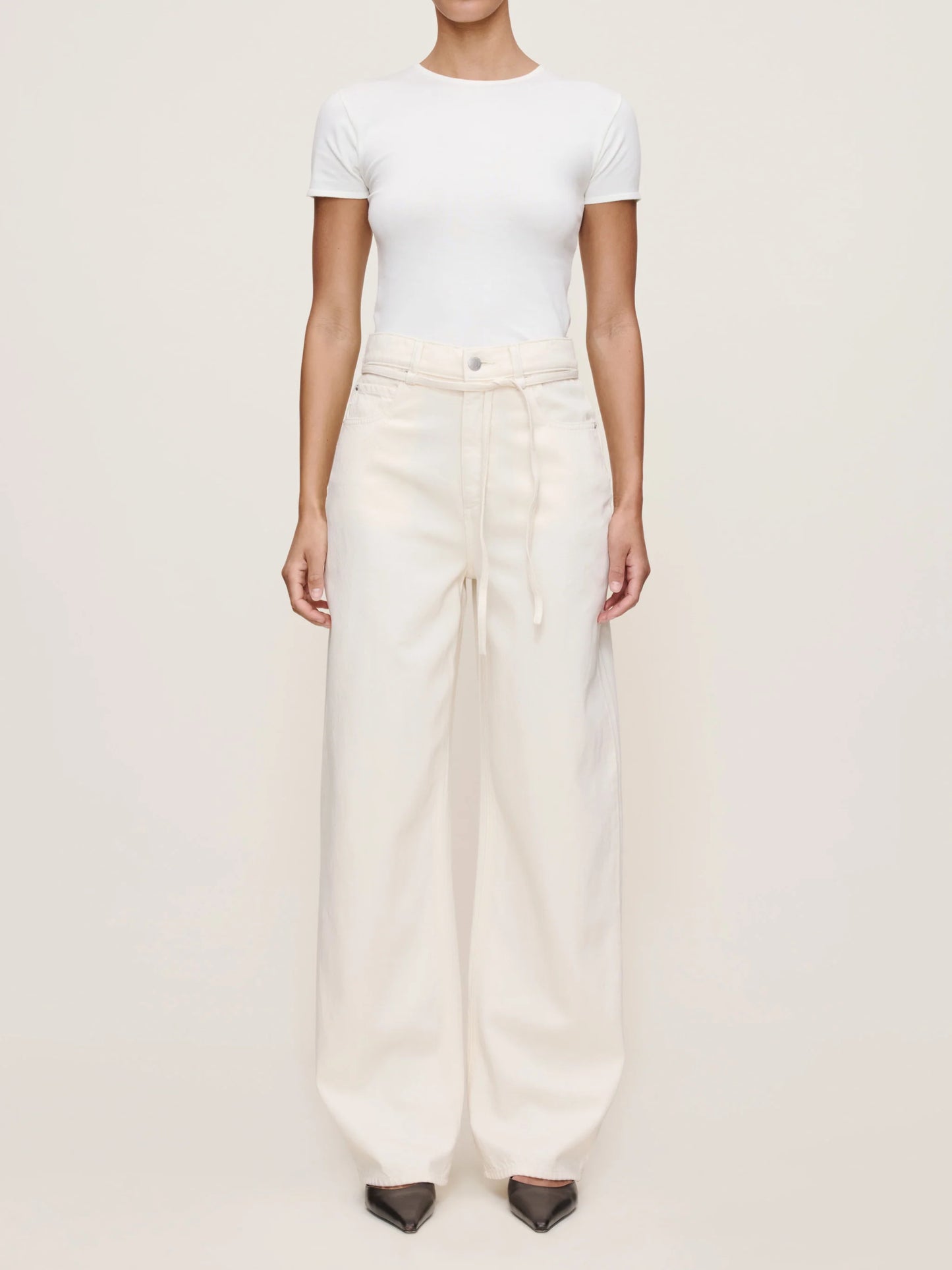 DL1961 |  Le jean ''Casie Relaxed Wide Leg'' 31" - Crema