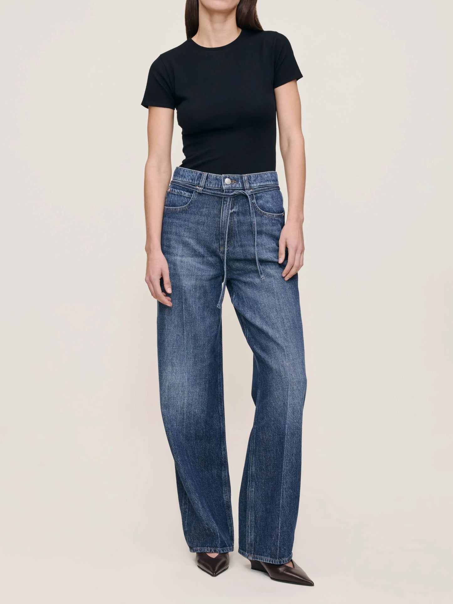 DL1961 |  Le jean ''Casie Relaxed Wide Leg'' 31" - Bleu espace