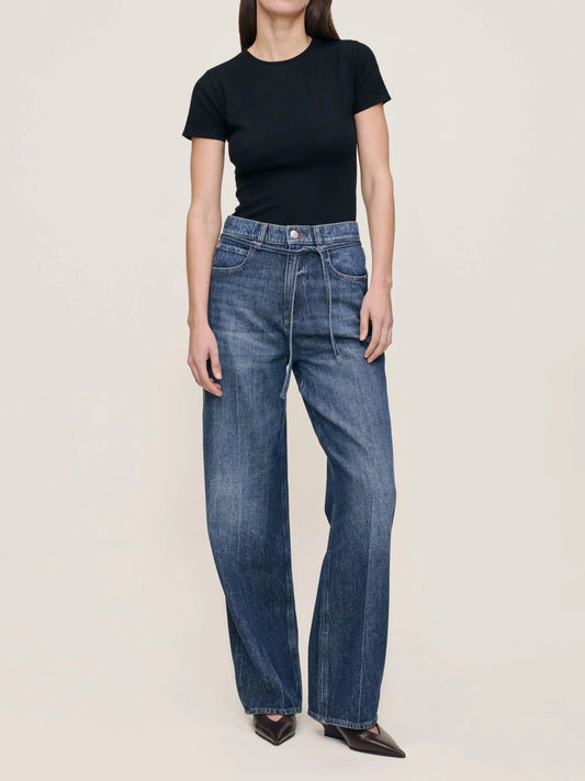 DL1961 |  Le jean ''Casie Relaxed Wide Leg'' 31" - Bleu espace
