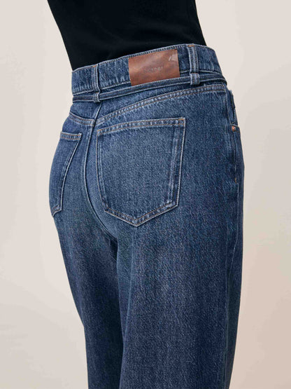 DL1961 |  Le jean ''Casie Relaxed Wide Leg'' 31" - Bleu espace