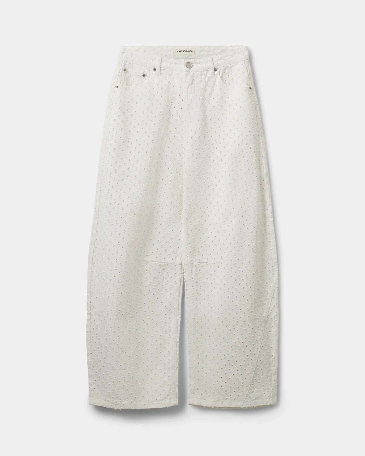 SOFIE SCHNOOR | Jeans à coupe évasée "TOMIRSW"  - Blanc