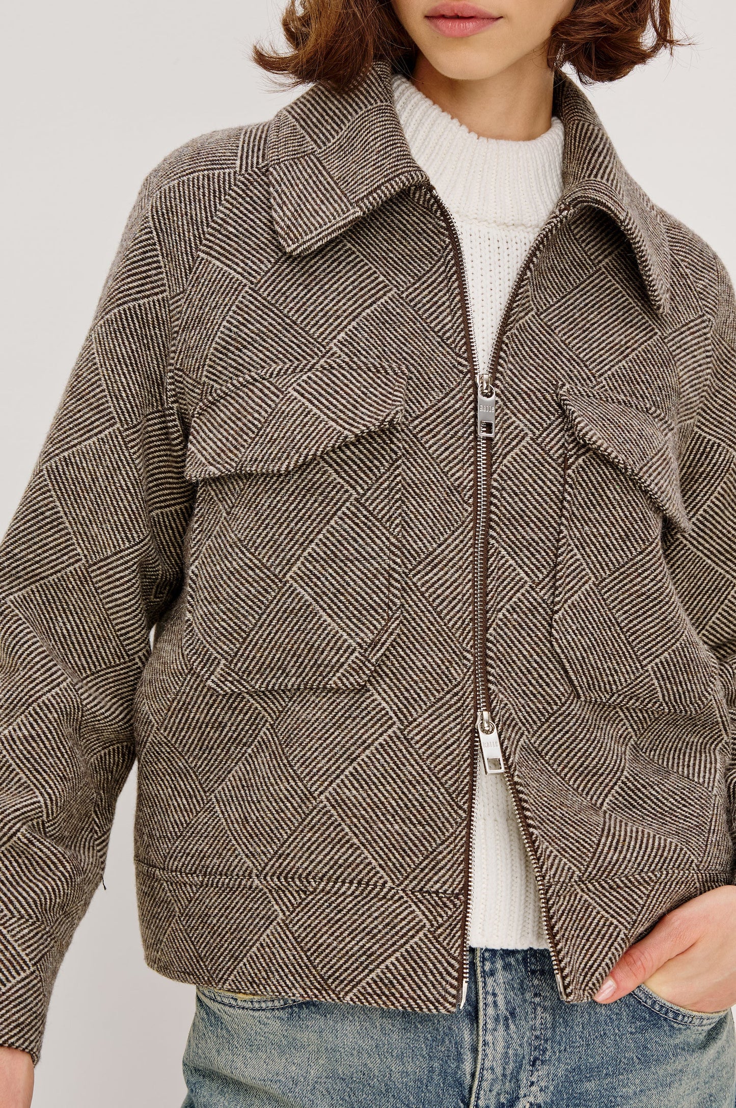 Rails | Veste Truckee Basketweave - marron clair