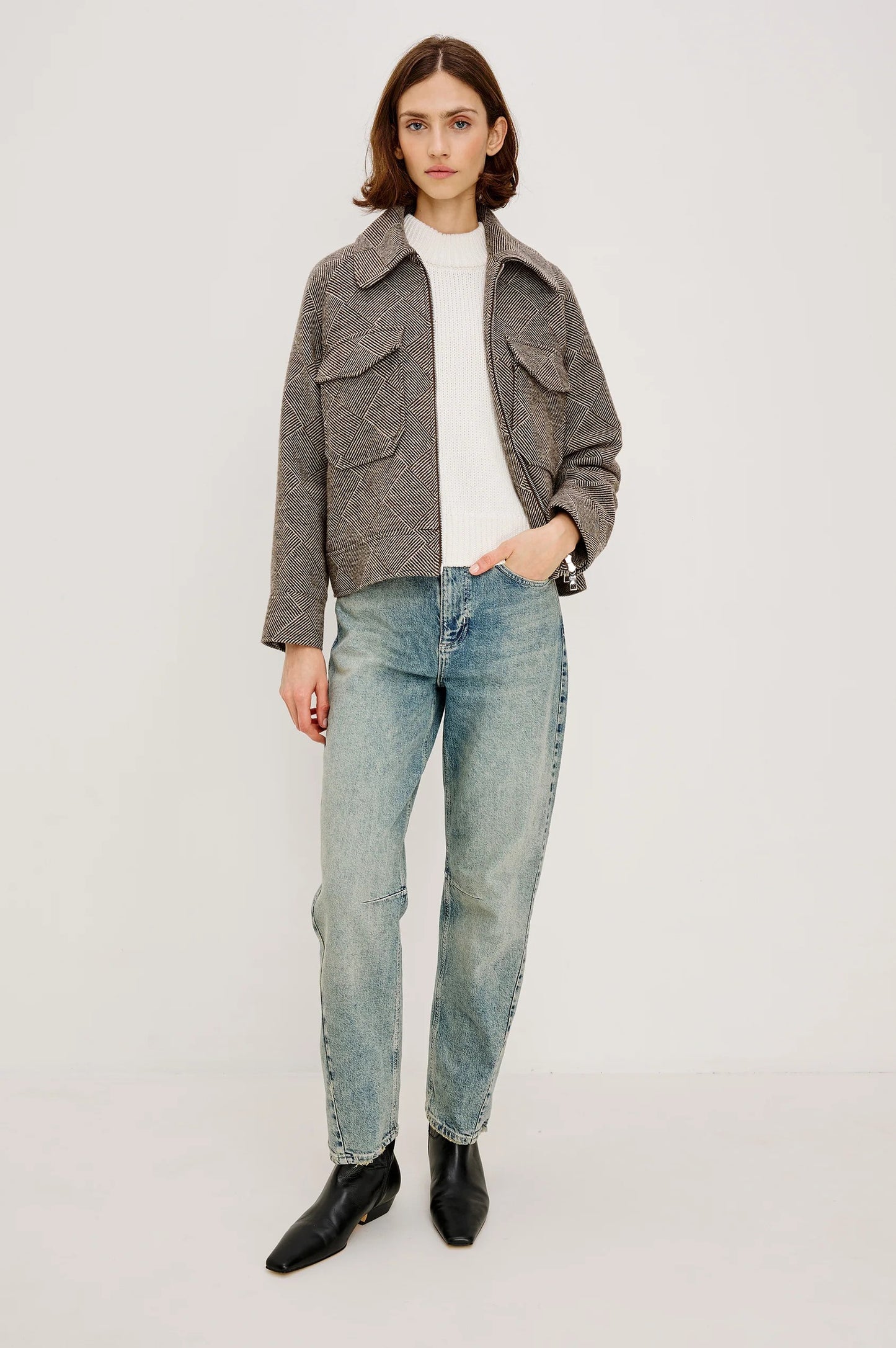 Rails | Veste Truckee Basketweave - marron clair