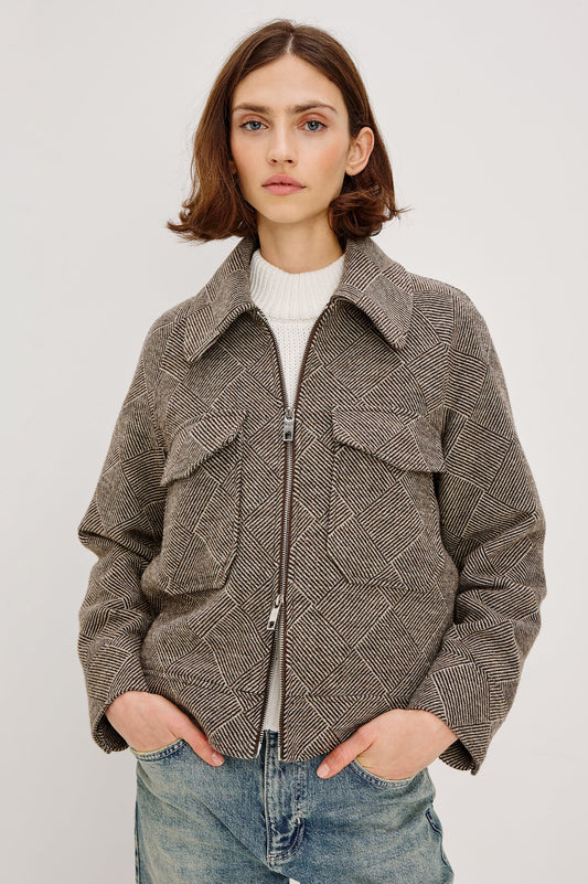 Rails | Veste Truckee Basketweave - marron clair