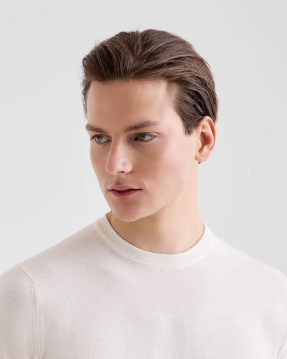 Filippo De Laurentiis | T-shirt en maille de coton crêpé - Blanc