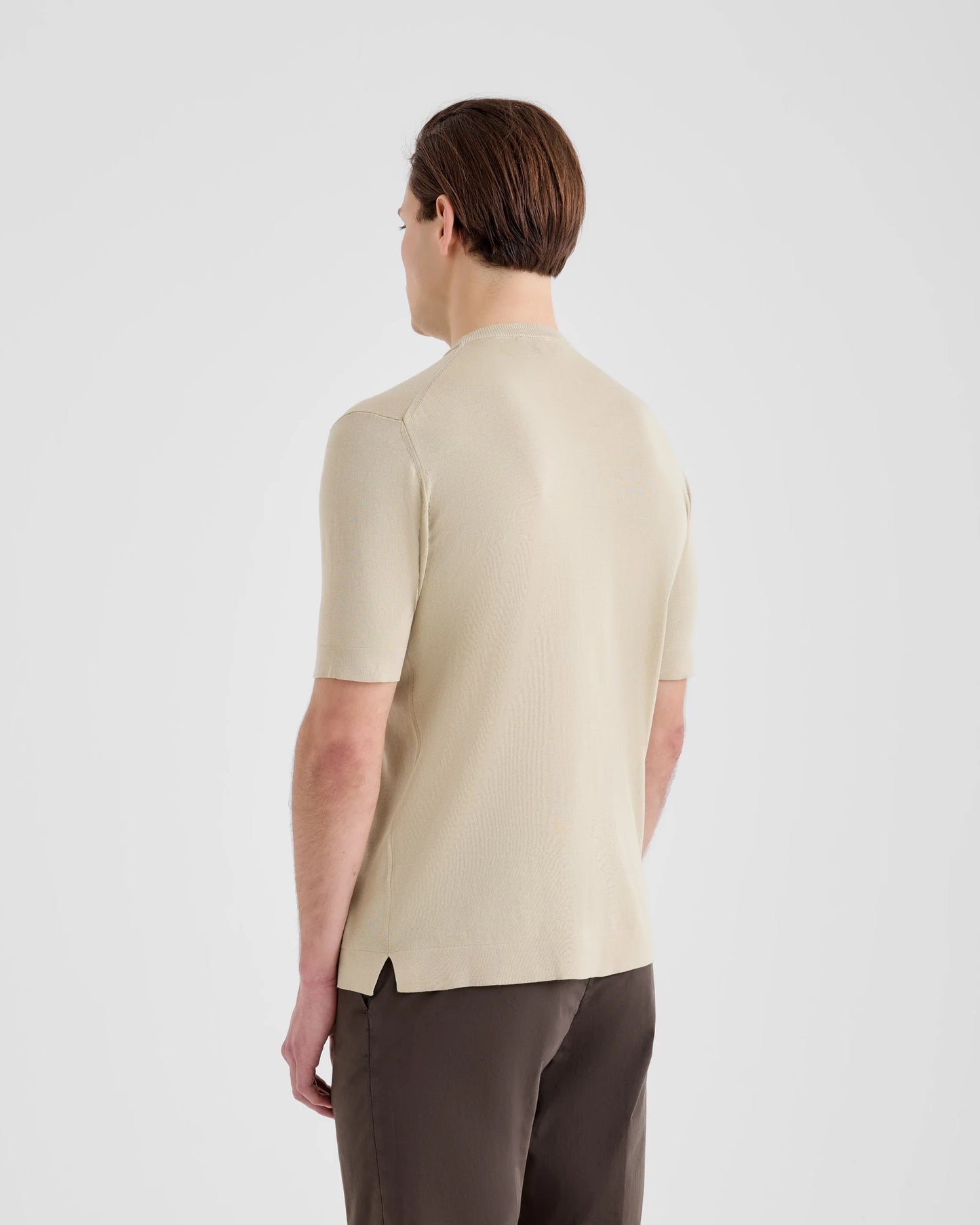 Filippo De Laurentiis | T-shirt en maille de coton crêpé - Beige