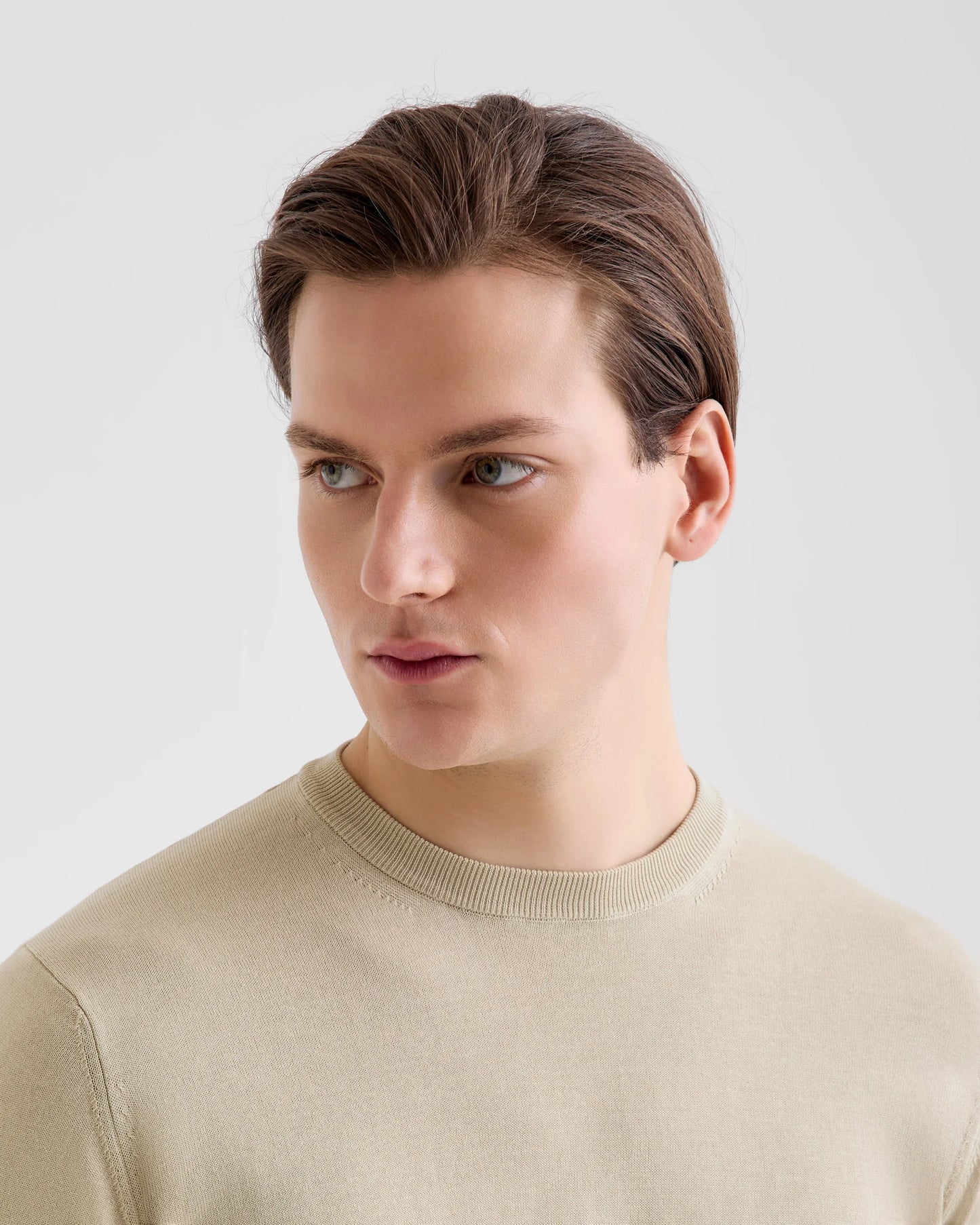 Filippo De Laurentiis | T-shirt en maille de coton crêpé - Beige